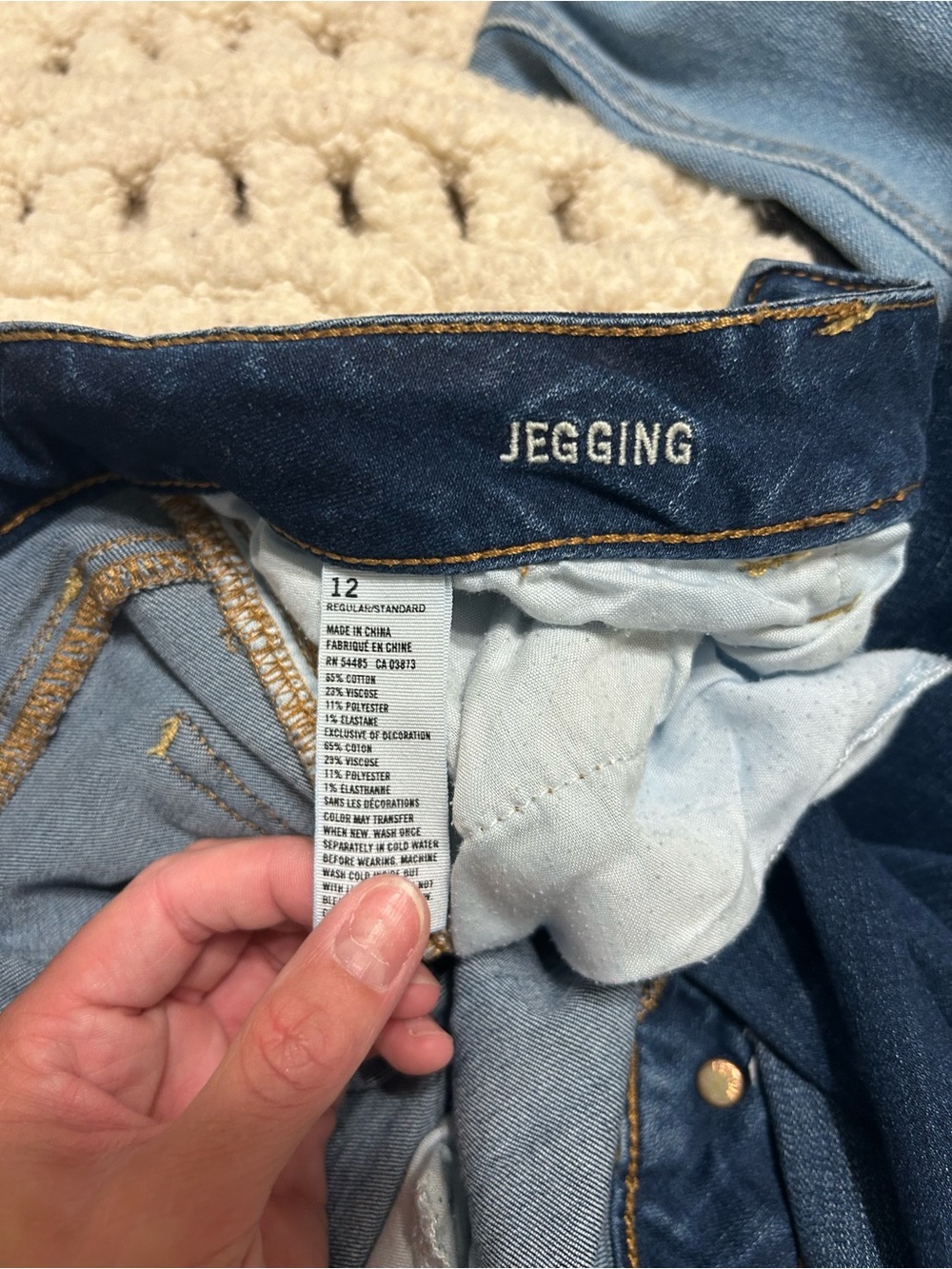 American Eagle Dark Blue Jeggings - Women's Stretch Denim